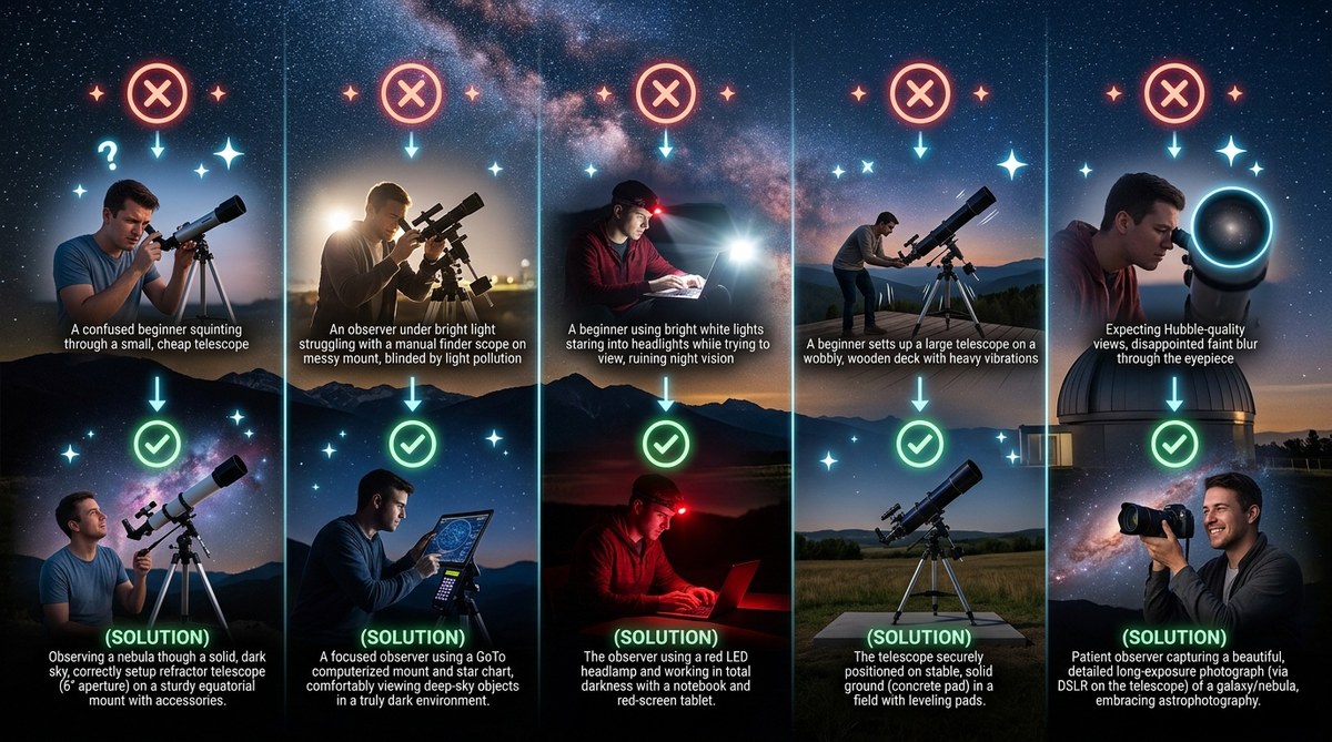 5 Common Mistakes New Astronomers Make and How to Avoid Them