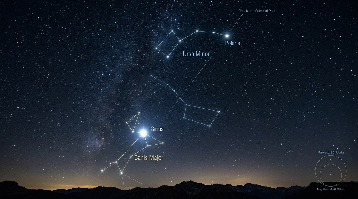 Why the North Star Isn’t the Brightest Star in the Sky