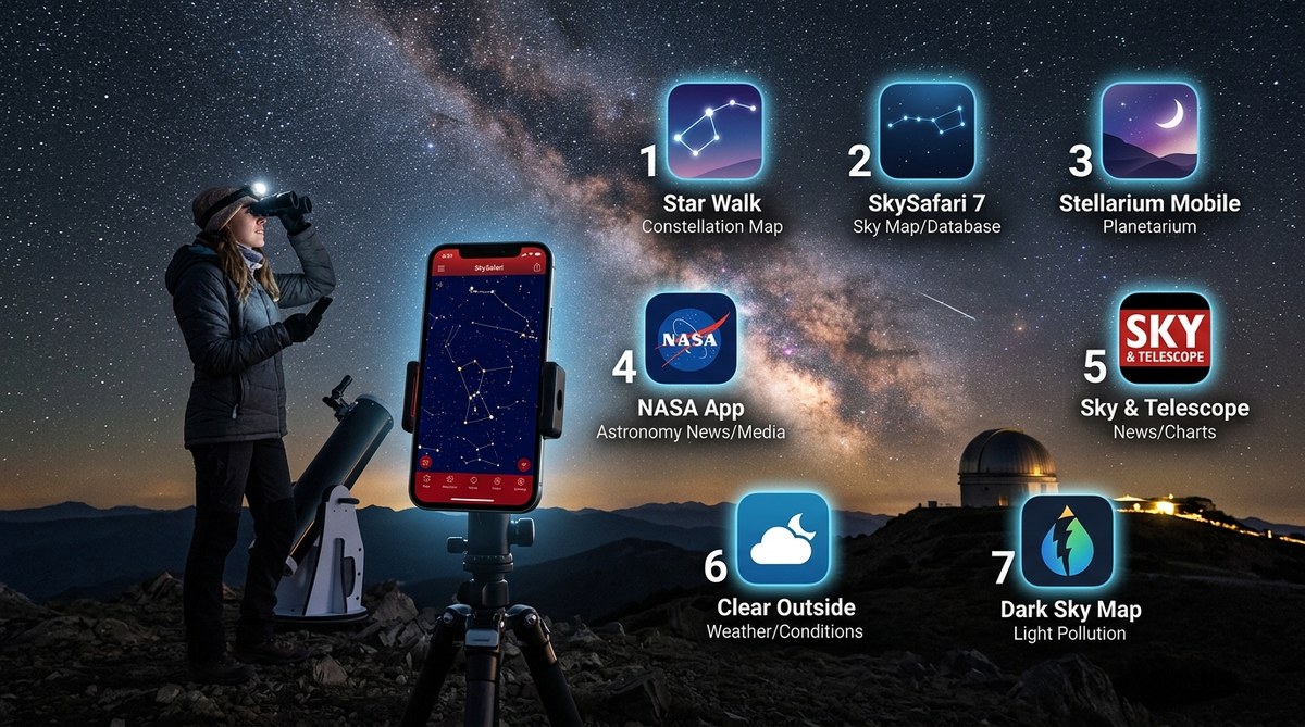 7 Essential Astronomy Apps for Your 2026 Stargazing Sessions